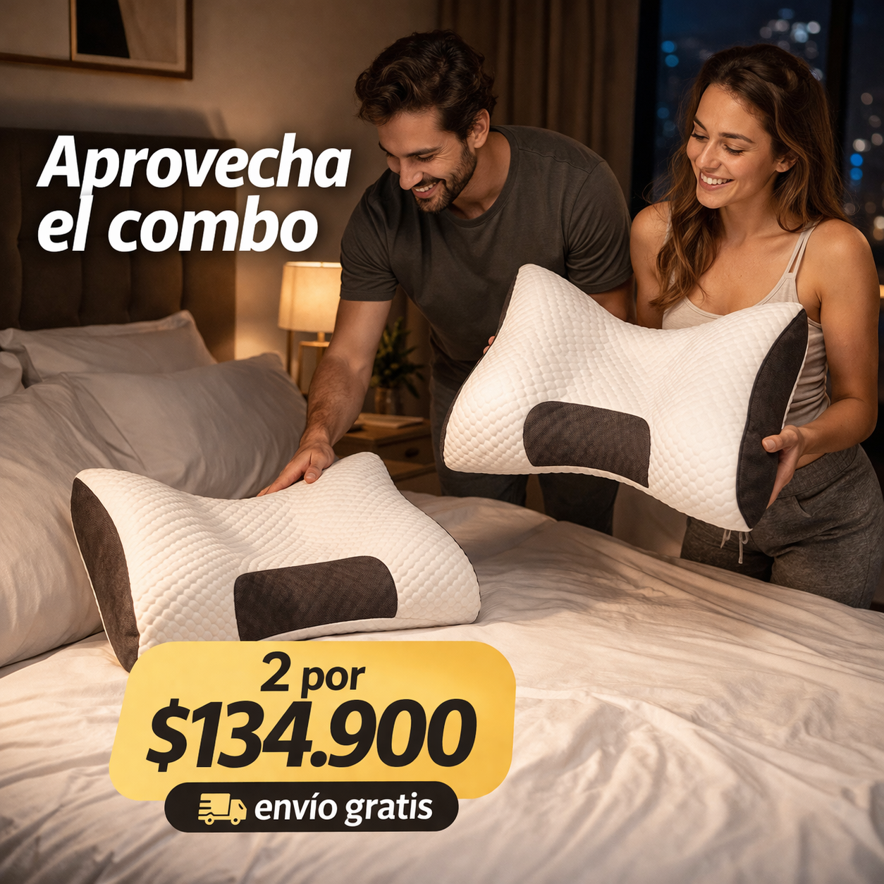 Almohada Cogin Cervical Ergonómico 3D